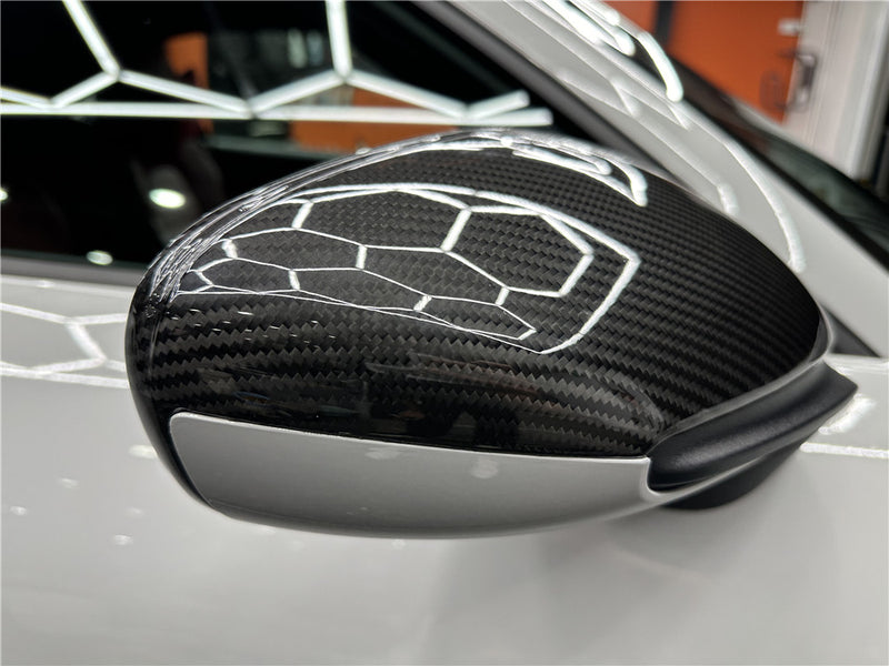 RSR Porsche 992 Dry Carbon Mirror Cap Replacements