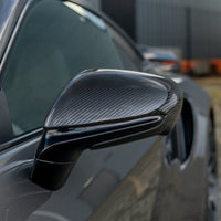 RSR Porsche 992 Dry Carbon Mirror Cap Replacements