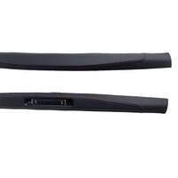 RSR Porsche leather custom stitching door sill entrance pieces set