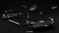 RSR Porsche 992 GT3RS Replacement Dry carbon Fiber Body Kit (2023-2026) Gloss Carbon Finish